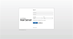 Desktop Screenshot of mail.hlm-int.com